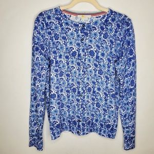 Boden floral cardigan. Size Medium.